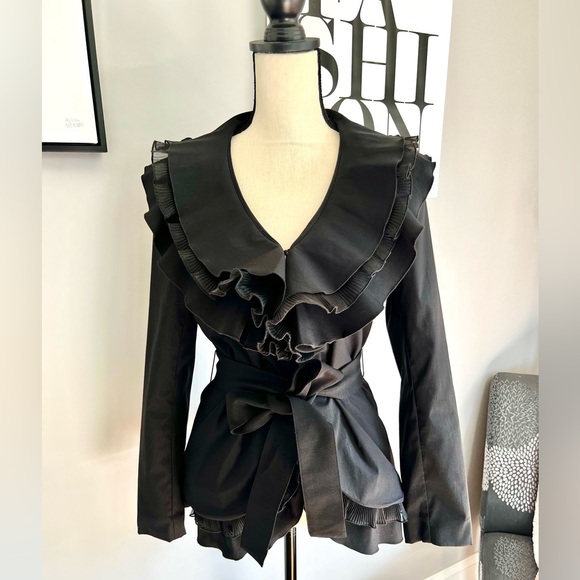Samuel Dong Jackets & Blazers - Samuel Dong Ruffle Jacket